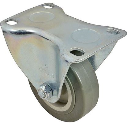 Picture of Caster,Plate , 3", Rgd, Gry for AllPoints Part# 1201022