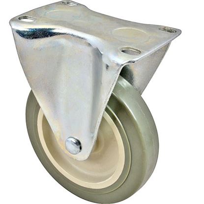 Picture of Caster,Plate , 4", Rgd, Gry for AllPoints Part# 1201056