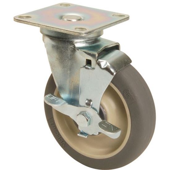 Picture of Caster,Plate , 5",3.5"Plt,W/Brk for AllPoints Part# 1201186