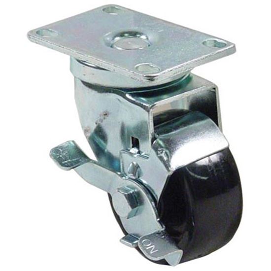 Picture of Caster W/Brk Plate 3"  for AllPoints Part# 135101