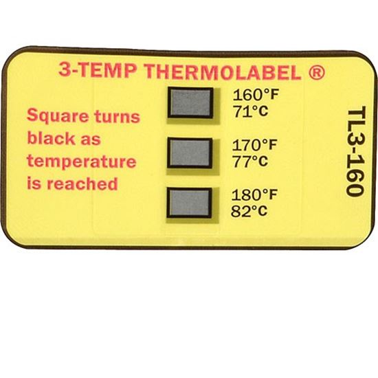 Picture of Label,Temperature , 160/170/180 for AllPoints Part# 1381242