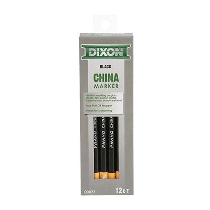 Picture of Marker,China , Black,Thin, 12-Pk for AllPoints Part# 1391063