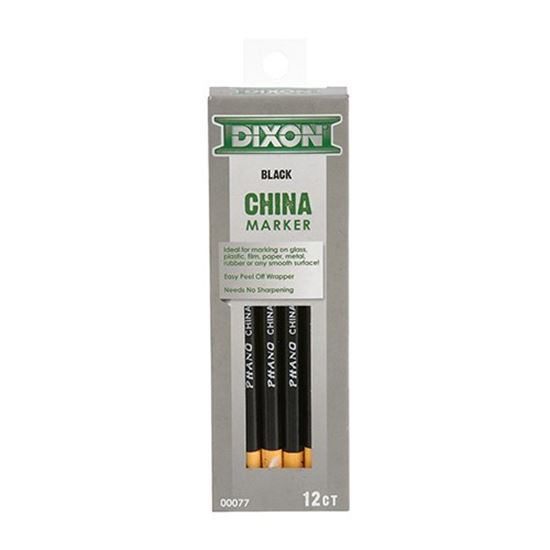 Picture of Marker,China , Black,Thin, 12-Pk for AllPoints Part# 1391063