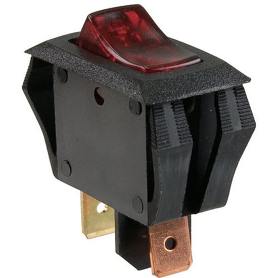 Picture of Switch,Rocker , 12V,Red Lens for AllPoints Part# 1491124