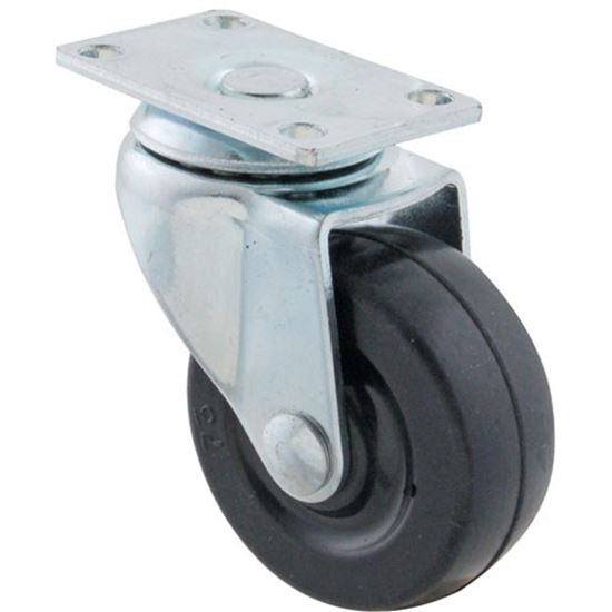 Picture of Caster,Plate (2"Od,Swvl,Black) for AllPoints Part# 1751079