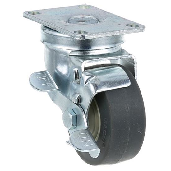 Picture of Plate Mnt Caster W/Brk 3 W 2-3/8 X 3-5/8 for AllPoints Part# 262373