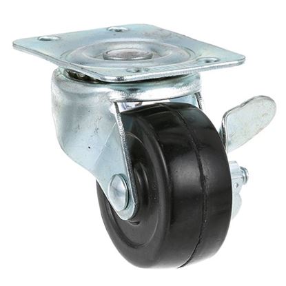 Picture of Plate Mount Caster W/ Brake 2 W 1-7/8 X 2-5/16 for AllPoints Part# 262380