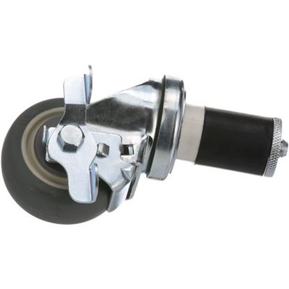 Picture of Swivel Stm Castr W/Brk 3 W 1-5/8 Od Tubing for AllPoints Part# 262409