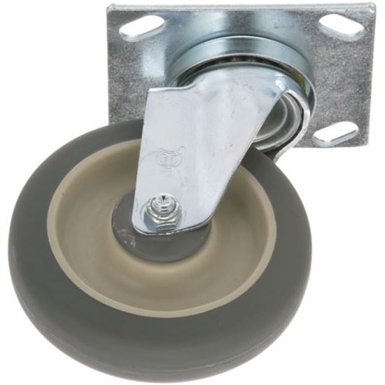 Picture of Plate Mount Caster 5 W 3-3/4 X 4-1/2 for AllPoints Part# 262428