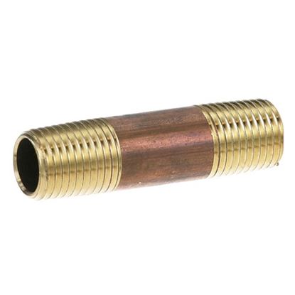 Picture of Brass Nipple 1/4" X 2" for AllPoints Part# 263102