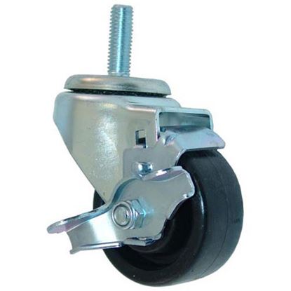 Picture of Caster, Threaded Stem- W/Brake for AllPoints Part# 263284