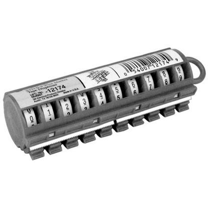 Picture of Dispenser, Wire Marker   0-9 for AllPoints Part# 266232