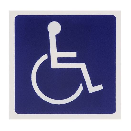 Picture of Sign,Handicap , Blue 3X3" for AllPoints Part# 2801128