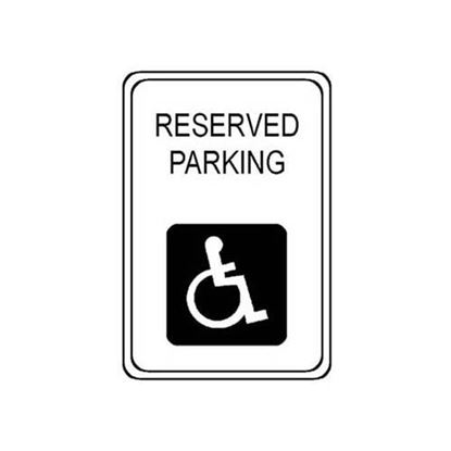 Picture of Sign,Reserved Parking , 18X24 for AllPoints Part# 2801213