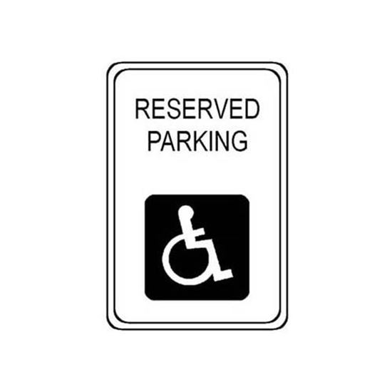 Picture of Sign,Reserved Parking , 18X24 for AllPoints Part# 2801213