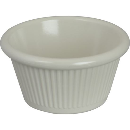 Picture of Ramekin,Ribbed , 2.5Oz,Bone, 12-Pk for AllPoints Part# 2801378