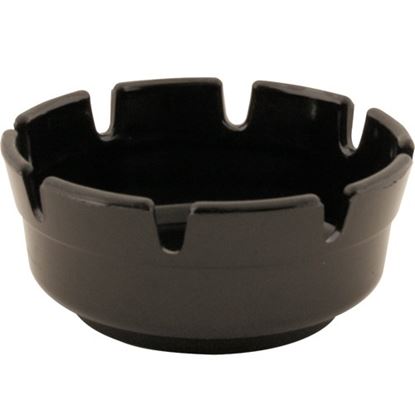 Picture of Ash Tray , 4"Rd,Blk Plst, 12-Pk for AllPoints Part# 2801388