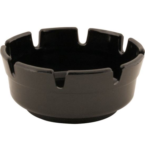 Picture of Ash Tray , 4"Rd,Blk Plst, 12-Pk for AllPoints Part# 2801388