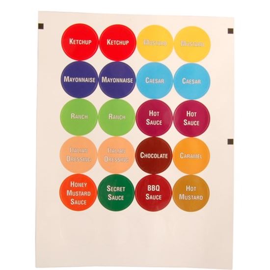 Picture of Labels,Cap , Fifo,24/Sheet, 3 Pk for AllPoints Part# 2801772