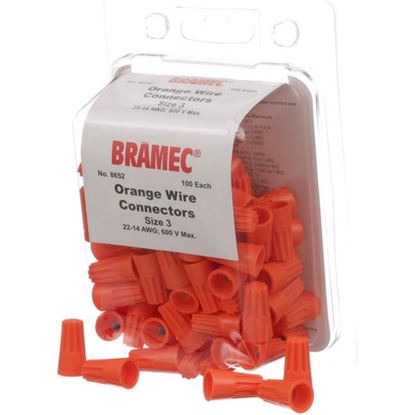 Picture of Nuts, Wire - Orange (100/Pkg) for AllPoints Part# 281663