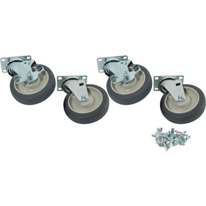 Picture of Caster Kit Plate 5In+  for AllPoints Part# 35792