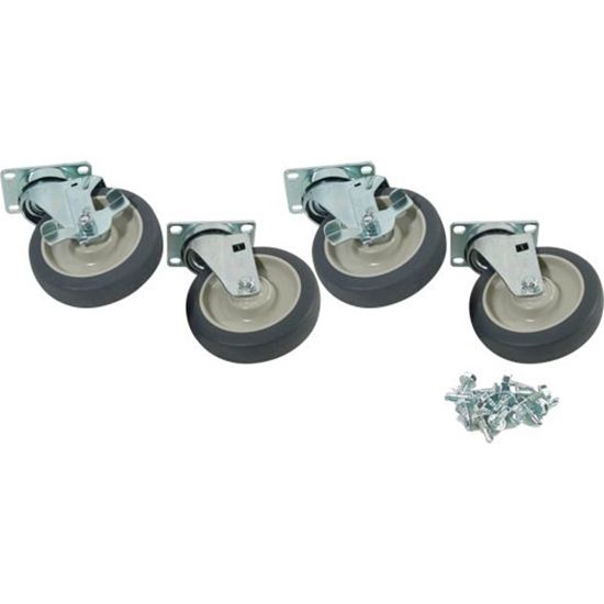 Picture of Caster Kit Plate 5In+  for AllPoints Part# 35792