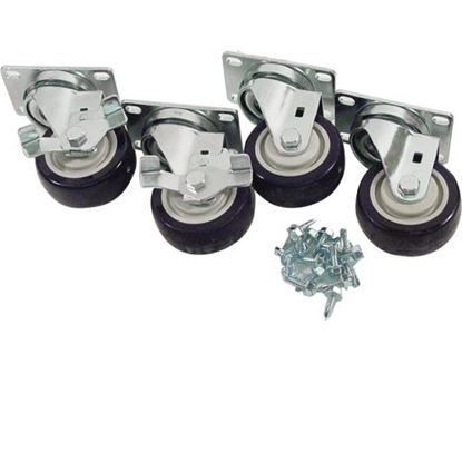 Picture of Caster Kit-3In Plate+  for AllPoints Part# 35810