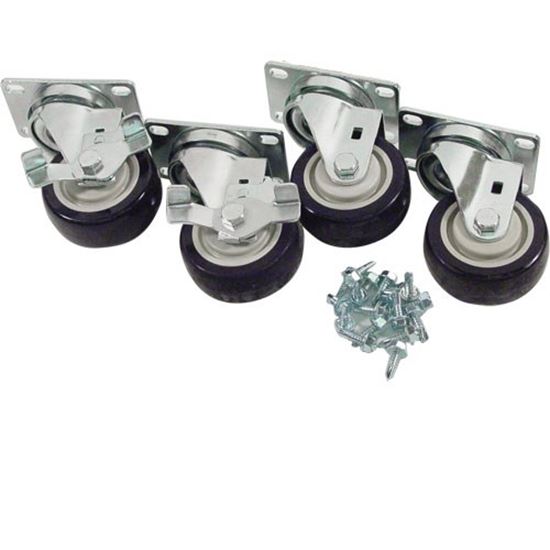 Picture of Caster Kit-3In Plate+  for AllPoints Part# 35810