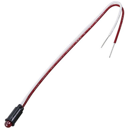 Picture of Signal Light 1/4" Red, 6V for AllPoints Part# 381161