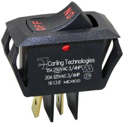 Picture of Switch, On/Off Black Rocker for AllPoints Part# 421710