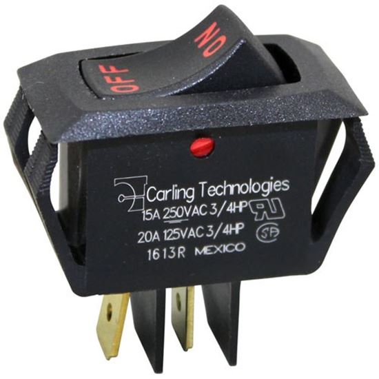 Picture of Switch, On/Off Black Rocker for AllPoints Part# 421710