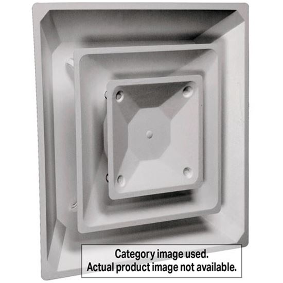 Picture of Air Diffuser, 4Way (8"Neck, Black, 24"Sq) for AllPoints Part# 5561007
