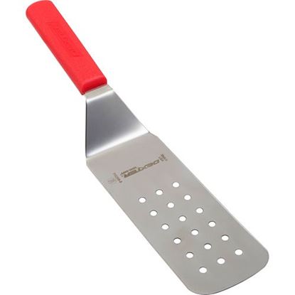 Picture of 8X3In Perforated Turner Sani-Safe Red Handle for AllPoints Part# 97728