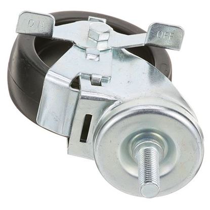 Picture of Caster, Stem 4" W/ Brake  for Continental Refrigerator Part# -50205