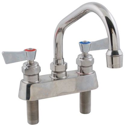Picture of Faucet,4"Dk , Leadfree,Ss.6"Sp for Fisher Faucet Part# FIS3510