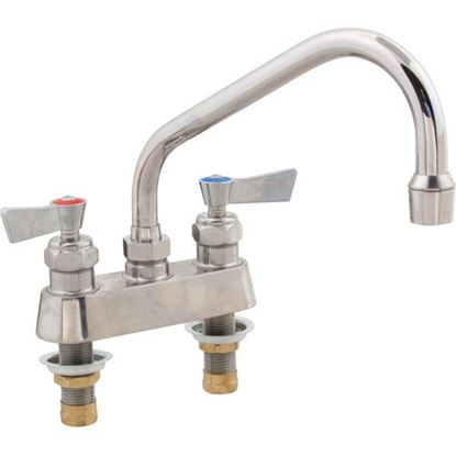 Picture of Faucet,4"Dk , Leadfree,Ss,8"Sp for Fisher Faucet Part# FIS3511
