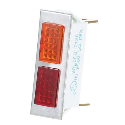 Picture of Signal Light 3/8" X 1-5/16" Red/Amber for Alto-Shaam Part# ALTLI3024