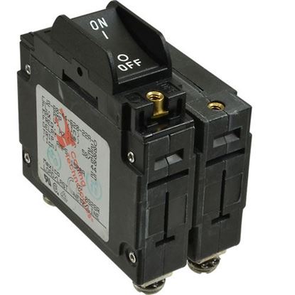 Picture of Switch,Circuit Breaker,2 0 Amp,D.P.,.75X1.26"Hole for Alto-Shaam Part# ALTSW-34077