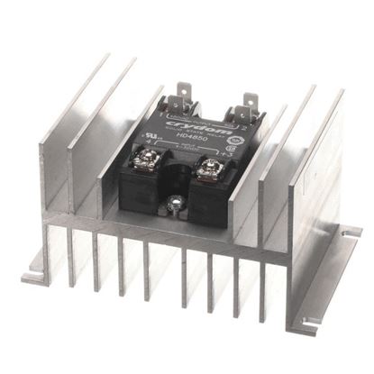 Picture of Relay W/ Heat Sink, S/S , 240V 60A for Curtis Part# WC-8559