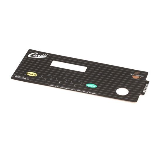 Picture of Label/Overlay, Ucm , D500Gt/H D60Gt for Curtis Part# WC-39346