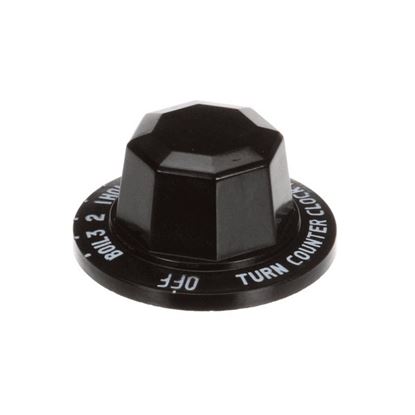 Picture of Knob, Thermostat, Black , Ru Units for Curtis Part# WC-3217