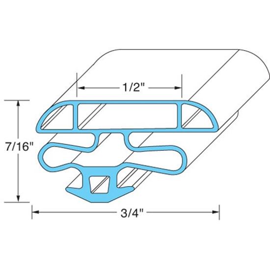 Picture of Door Gasket  for Delfield Part# MCC-15742