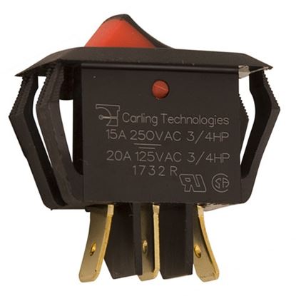 Picture of Switch, Rocker, Snap-In  for Delfield Part# -2194959