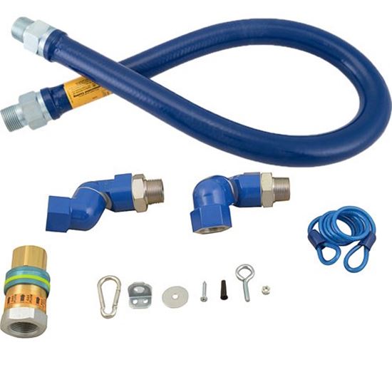 Picture of Connector,Gas Kit1"Od X 48" W/ Qd, 2Swivel & Cab for Dormont Part# 16100BPQ2SR-48