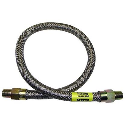 Picture of Gas Connector 1/2" Mpt X 36" for Dormont Part# DOR1650B-36
