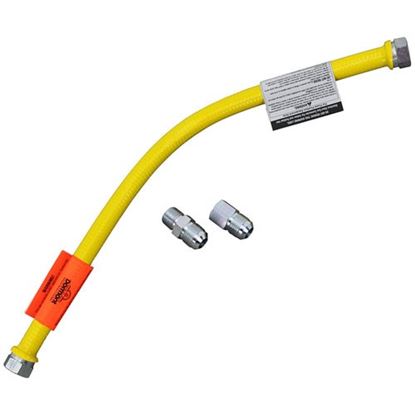 Picture of Coated Gas Connector 1/2" Mpt X 36" for Dormont Part# 1650N(PFS)36