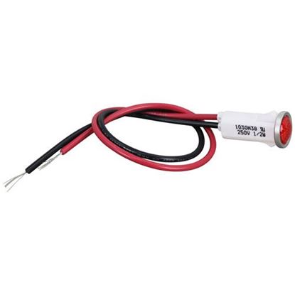Picture of Signal Light 1/2" Red 250V for Ember Glo Part# 1615-00