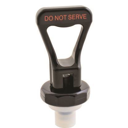Picture of Faucet,Upper (Black)  for Fetco Part# -1091