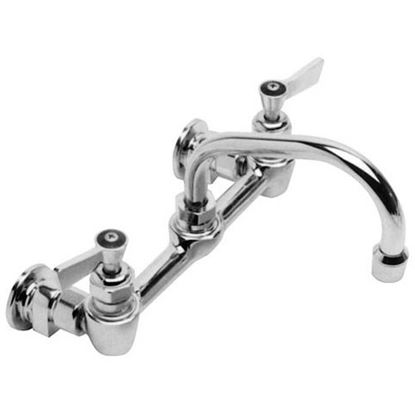 Picture of Adjustable Pantry Faucet 8" Ctr Wall 6" Noz for Fisher Manufacturing Part# FIS61204