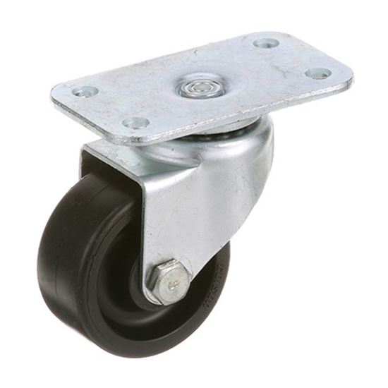Picture of Caster,Plate (2"Od,Swvl,Black) for Frymaster Part# FM1003